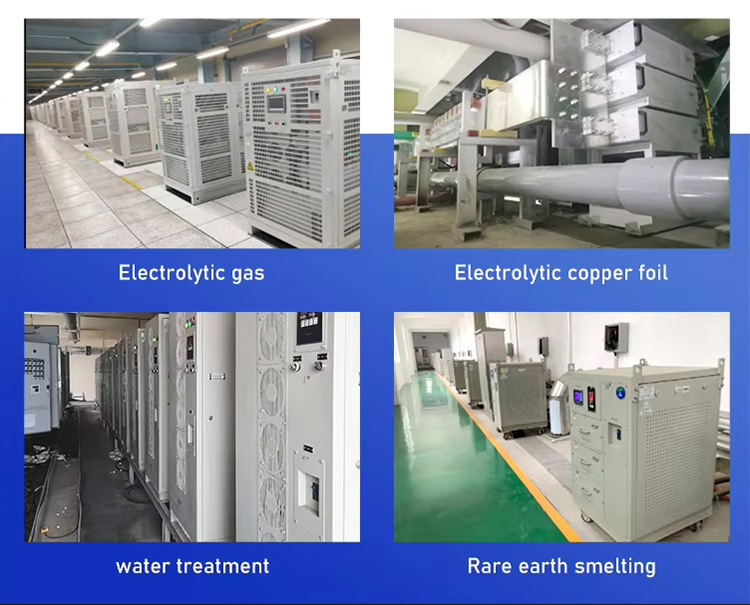Field application diagram of 450A 30V Electrolytic Pickling Rectifier DC Power Supply for Electrolysis